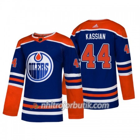 Män Ishockey Edmonton Oilers tröja Zack Kassian 44 Alternate Adidas 2018-19 Authentic